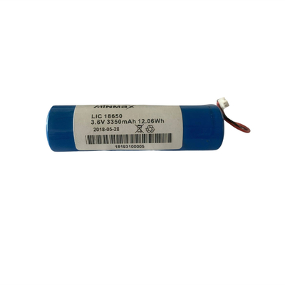 De secundaire Navulbare LIC 18650 Batterijen van Li Ion Battery Pack 3350mAh 3.6V met PSM 1S1P voor Metaaldetector en meer